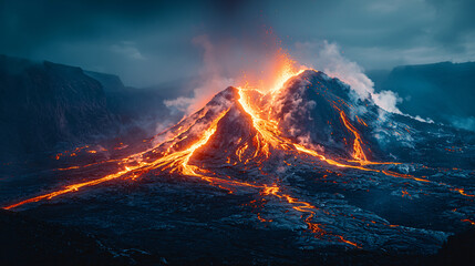 fire in the mountains