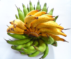 Small bananas or Pisang jari are small in size with fragrant and sweeter taste.