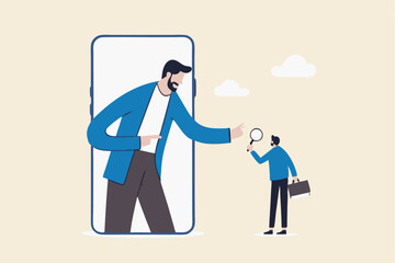 KYC, Know your customer process to identify user in online banking, cryptocurrency trading or cyber transaction concept, businessman using magnifying glass to analyze, identify user on smartphone app.