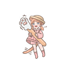 girl with a glass of milk