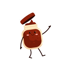 World Chocolate Day – Cute Kawaii Chocolate Character Illustration