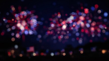 4th of July Background with Space for Your Message