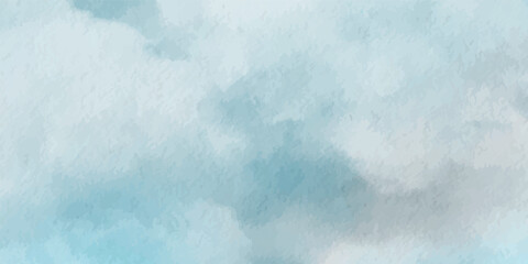 Abstract Watercolor Background in Soft Sky Blue with Gentle Gradient Wash and Subtle Cloud-Like Texture. Dreamy Sky-Inspired Watercolor Texture in Blue and White with Flowing Wash 