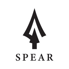 Fototapeta premium Spear logo vector icon template design