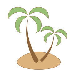 coconut vector illustration icon