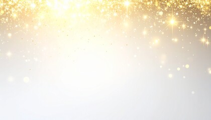 神秘的な金の光が降り注ぐスピリチュアル背景素材Mysterious golden light pouring down on spiritual background material