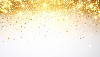 神秘的な金の光が降り注ぐスピリチュアル背景素材Mysterious golden light pouring down on spiritual background material