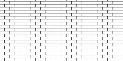 white brick wall texture and solid bricks seamless pattern background.	