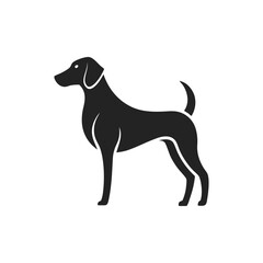 Elegant Silhouette of a Dog