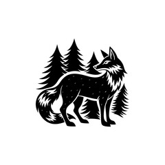 Fox in Snowy Forest 9.eps