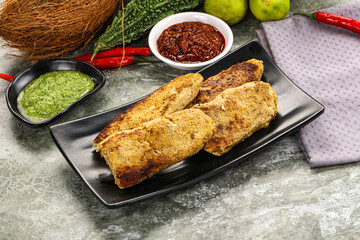 Indian chiken kebab minced meat