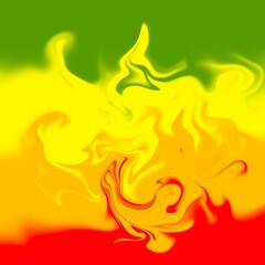 four colors distorted background