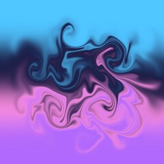 four colors distorted background