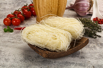 Dry Raw rice noodles Funchosa