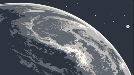 planet earth in space