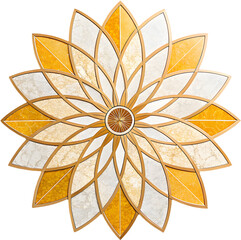 Elegant marble flower clipart with timeless artistic charm.