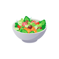 Fresh Vegetable Salad Bowl