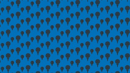Seamless vector pattern golf design