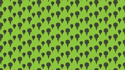 Seamless vector pattern golf design