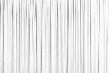 Obraz premium White curtains in folds