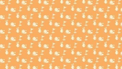 Seamless vector pattern golf design