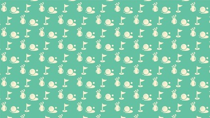 Seamless vector pattern golf design