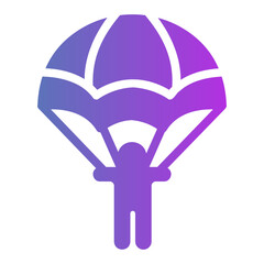 parachute Gradient icon