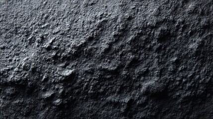 Dark Gray Powder Texture: A Close-Up Macro Shot