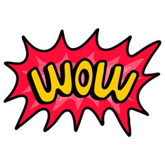 Comic Book Expression Element Illustration Set 