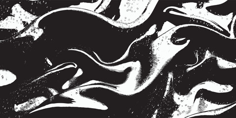 Abstract retro grunge seamless pattern. Urban art texture with paint splashes, chaotic shapes, lines, dots, patches. Sports graffiti style vector background