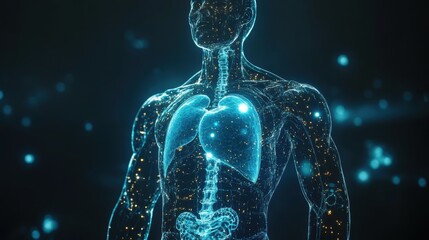 Abstract Lungs with red human bronchial tree structure. Lungs anatomy,left and right bronchus, bronchioles,Medicine cure tuberculosis, pneumonia, asthma. Abstract health care medical concept.