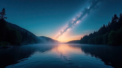 Fototapeta premium nature, sunset