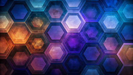 abstract hexagon background