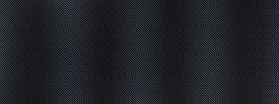 Seamless black denim texture with diagonal twill pattern and fine woven structure. Abstract cotton textile background suitable for upholstery and garment design.