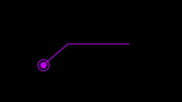 callout icon animation .HUD graphics around the edges for use in movies, Technological HUD template callout