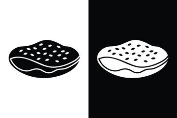 Vector Mustard Seed Icon. Simple Spicy Herb Design in Flat Style