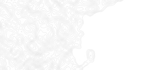 Seamless pattern with lines White wave paper curved reliefs abstract background, Abstract topographic contours map background. Abstract black and white topographic contours line.