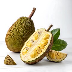 Fototapeta premium Jackfruit on a white background