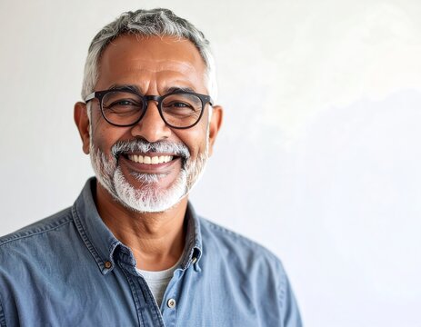 Smiling mature man portrait
