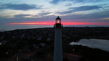 Lighthouse, Cape May Point, New Jersey - Powered by Adobe