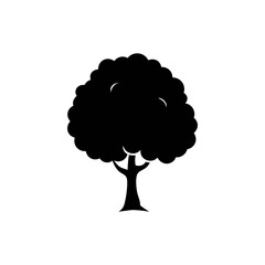 Ash silhouette, vector silhouette of a tree on a transparent background
