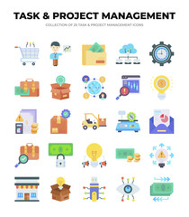 25 Task & Project Management Icons. Boost Your Business Efficiency
