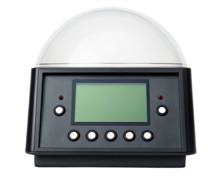 Digital Multifunction Power Meter Display Unit on a transparent background