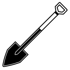 shovel vector illustration