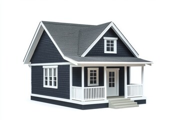 house on white background