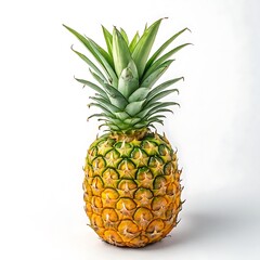 Fototapeta premium pineapple on white background