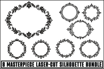 Obraz premium Elegant Laser Cut Frame Bundle