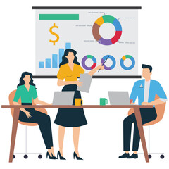 Professional Team Business Meeting