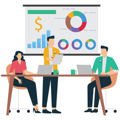 Brainstorming in Business Conference Room