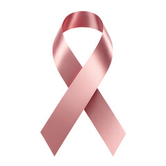 Pink Awareness Ribbon Symbol for Breast Cancer Support and Solidarity